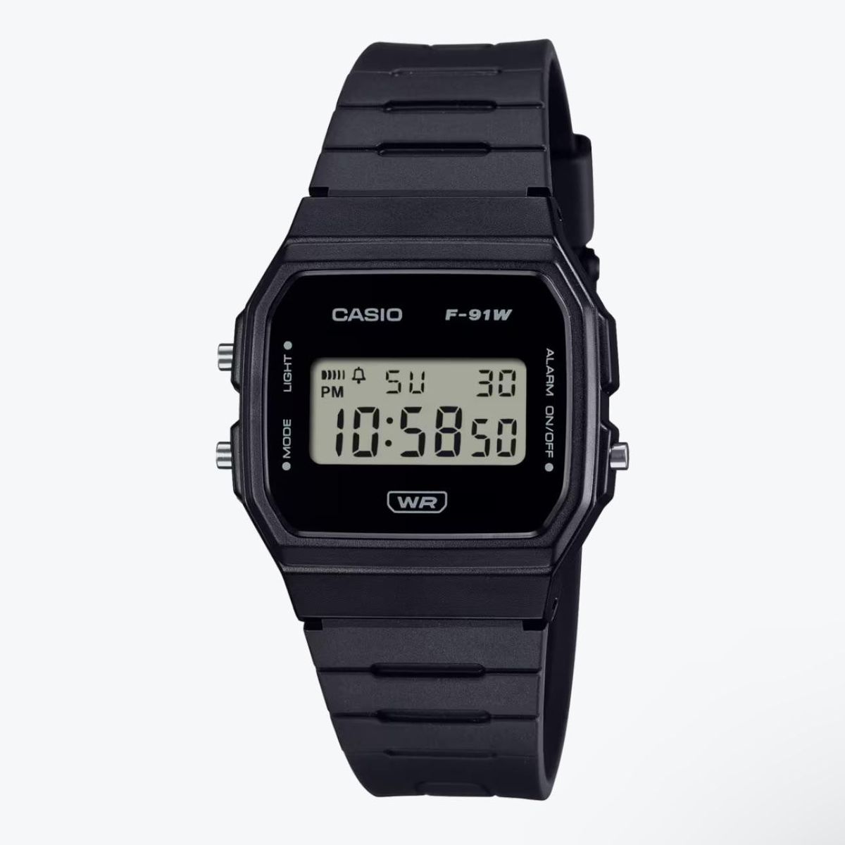 CASIO F-91W HERITAGE SERIES – MINIMALIST All-BLACK DIGITAL WATCH WITH BIO-BASED RESIN - UNISEX