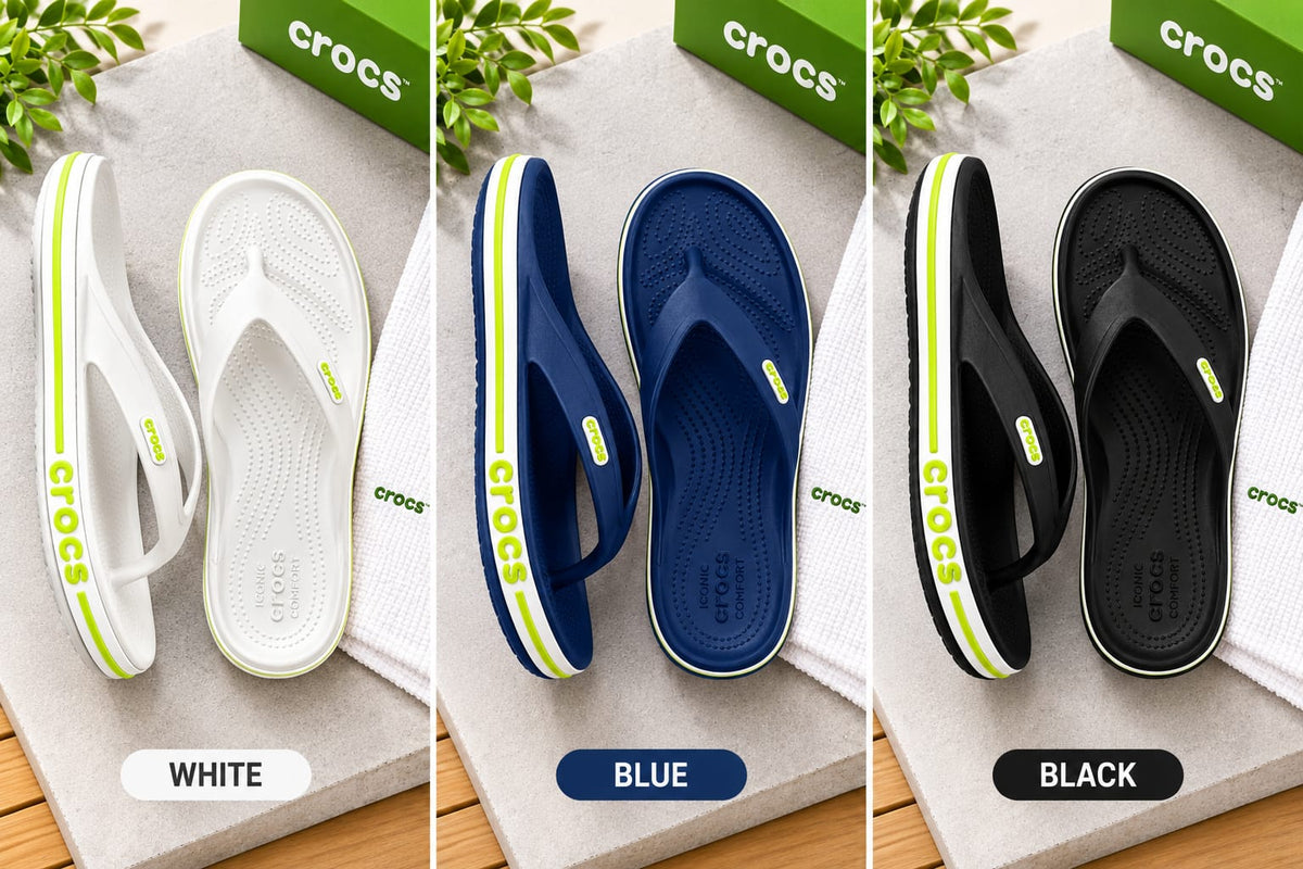 CROCS UNISEX ADULT FLIP-FLOP THONG SANDALS